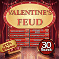 Valentine's Day Feud | Friendly Feud PowerPoint Game Automatic Scoreboard | PC Mac and iPad Compatible | Fun Game | Virtual Party | Romantic