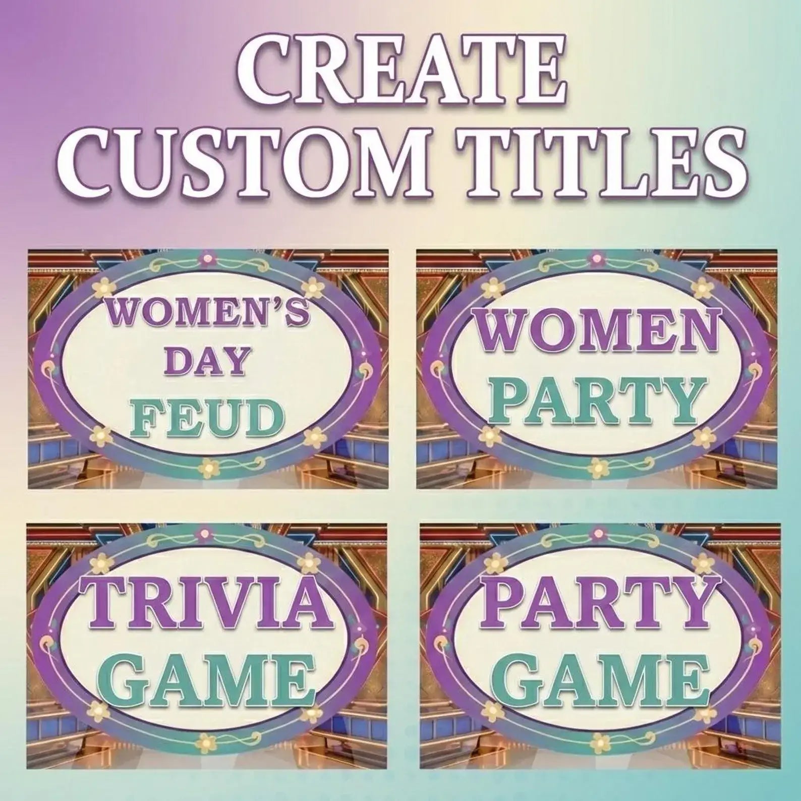 Women's Day Feud Game | Friendly Feud Style | Printable Party Game | Women's Day Friendly Feud | Women Trivia Game | Fun Family Activity