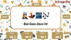 Bee Gees song clue shown with emojis on the Guess the Song game board