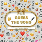 Guess the Song emoji game cover with music icons and a 35-round badge