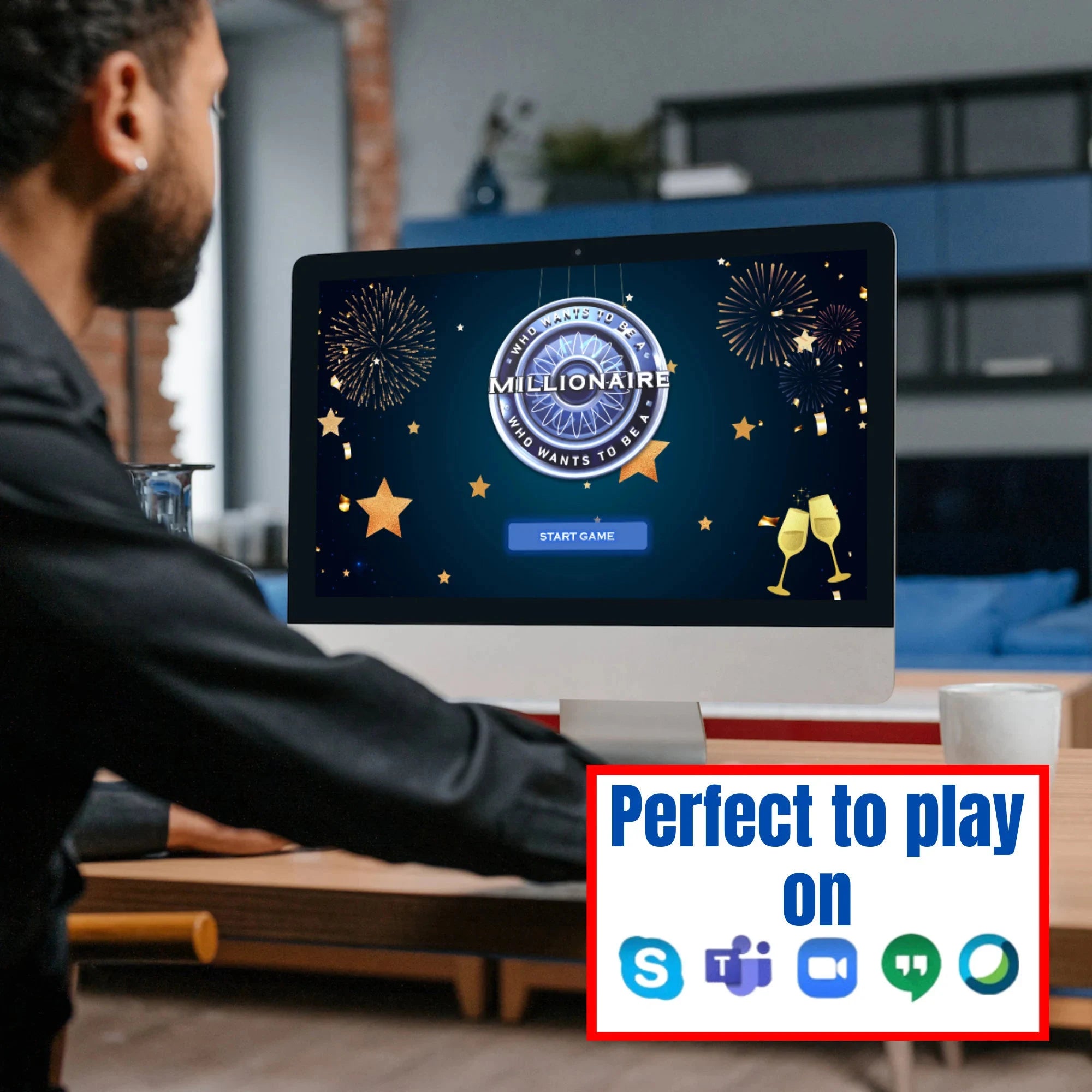 Who Wants to be a Millionaire Game: Customizable PowerPoint Template