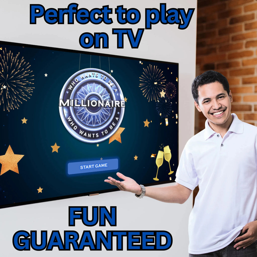 Who Wants to be a Millionaire Game: Customizable PowerPoint Template