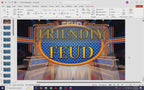Gameplay preview video for Family Feud Template, showing the downloadable PowerPoint game in use