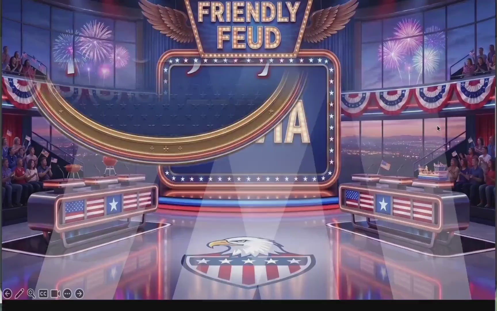 4th of July Friendly Feud Game, 4th July Trivia, Independence Day Feud Game, 4th of July Party Game, Friendly Feud Game Night Powerpoint