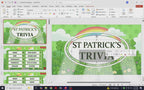 Gameplay preview video for St. Patrick's Day Family Feud Game, showing the downloadable PowerPoint game in use