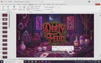 Gameplay preview video for Valentine Dirty Feud, showing the downloadable PowerPoint game in use