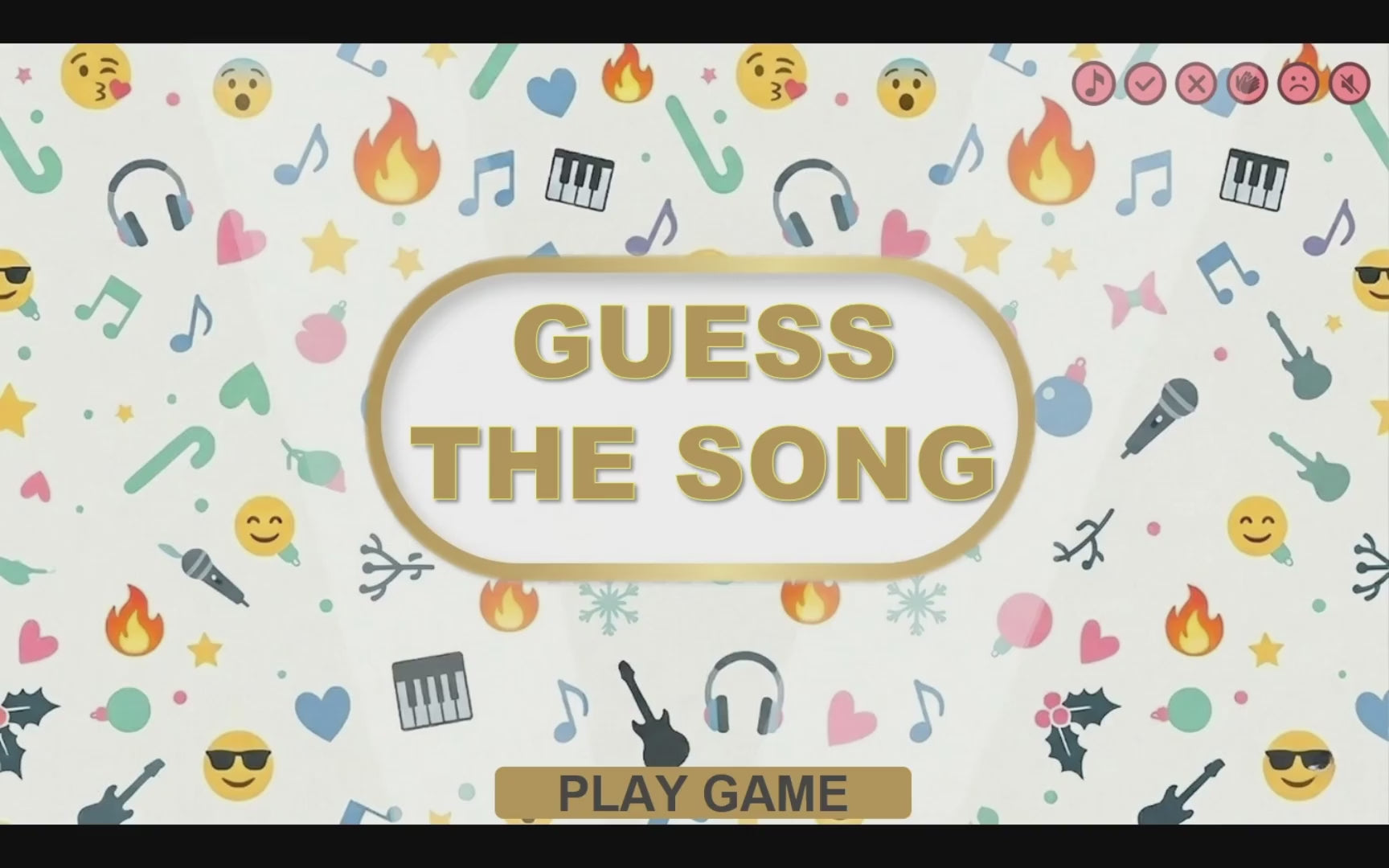 Guess The Song Emoji Game | Music Trivia Party Game | PowerPoint Game Night | Emoji Song Quiz | Printable Party Game | Name That Song Emoji