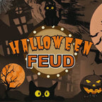 Gameplay preview video for Halloween Family Feud Game – Editable PowerPoint Quiz, showing the downloadable PowerPoint game in use